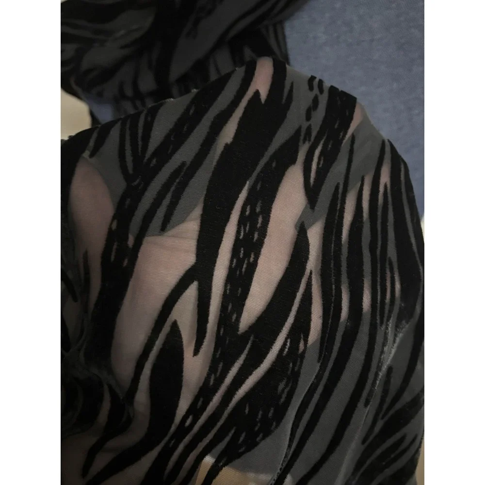 Velvet Burnout Scarf 70